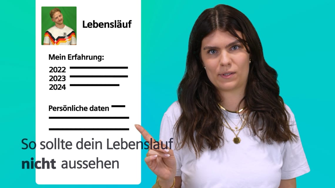 Tipp Nr. 2: So sollte dein Lebenslauf aussehen